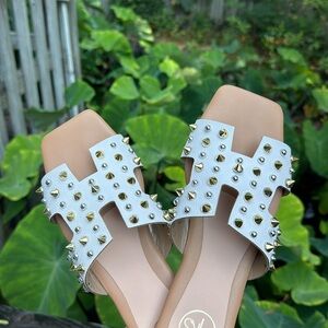 Studded sandals